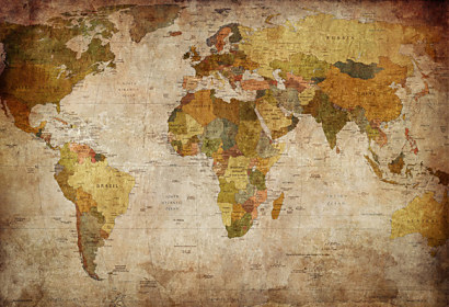 Tapeta Stará mapa sveta 29162